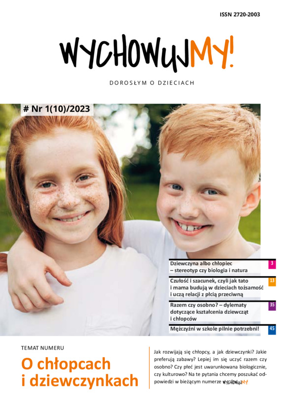 WychowujMY! Nr 1(10)/2023 O chłopcach i dziewczynkach