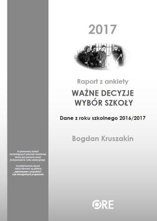 Raport z ankiety „Ważne decyzje – wybór szkoły”