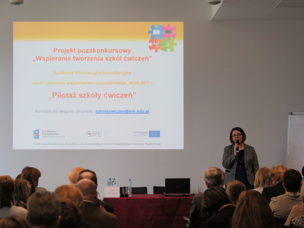 Aleksandra Joniec-Kur (ORE) wita uczestników