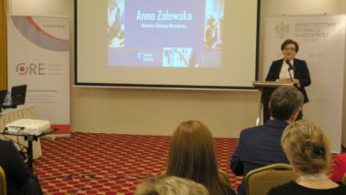 Minister Edukacji Narodowej Anna Zalewska