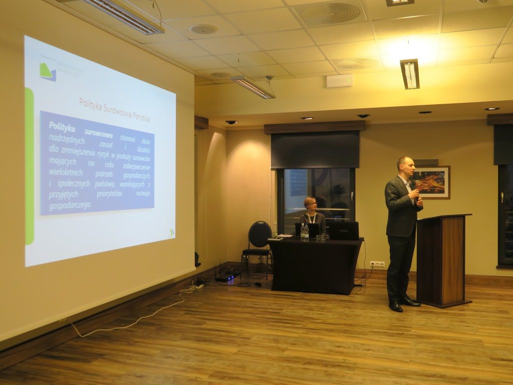 wystąpienie Huberta Schwarza – dyrektora Departamentu Polityki Surowcowej i Analiz Ministerstwa Środowiska