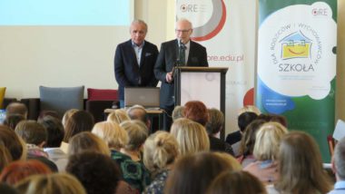 Wystąpienie Roberta Gamble i Bronisława Kledzika z Wydawnictwa Media Rodzina