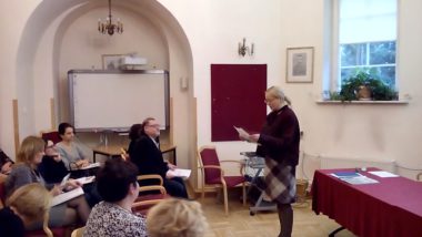 Otarcie spotkania – wicedyrektor ORE Marzenna Habib