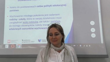 Marzenna Habib otwiera szkolenie