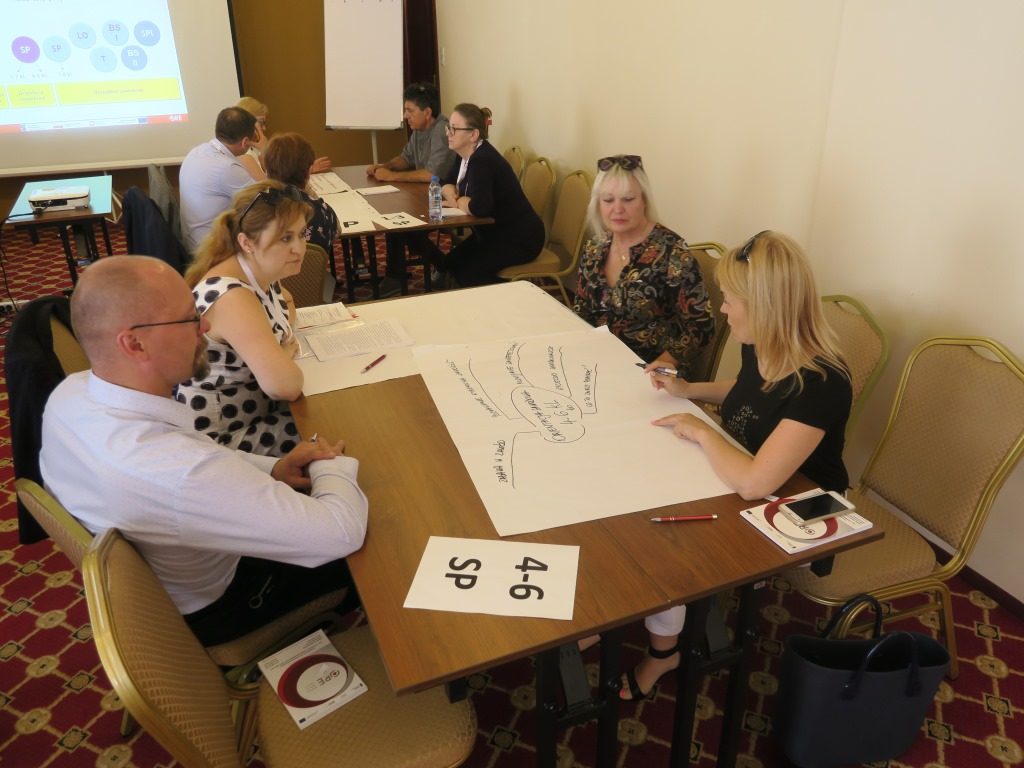 Uczestnicy spotkania podczas warsztatów