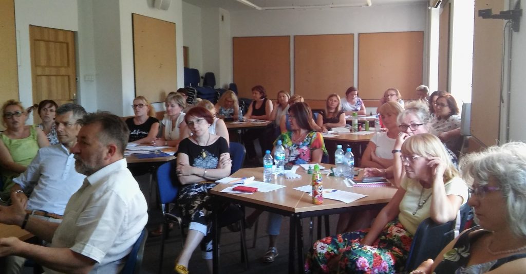 Uczestnicy szkolenia „Uczeń z niepełnosprawnością intelektualną w stopniu umiarkowanym w edukacji włączającej”