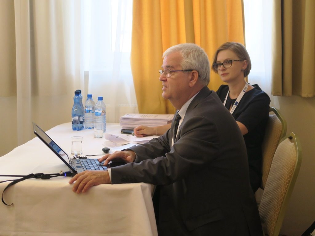 Bogdan Kruszakin i Anna Kamont podczas pracy warsztatowej