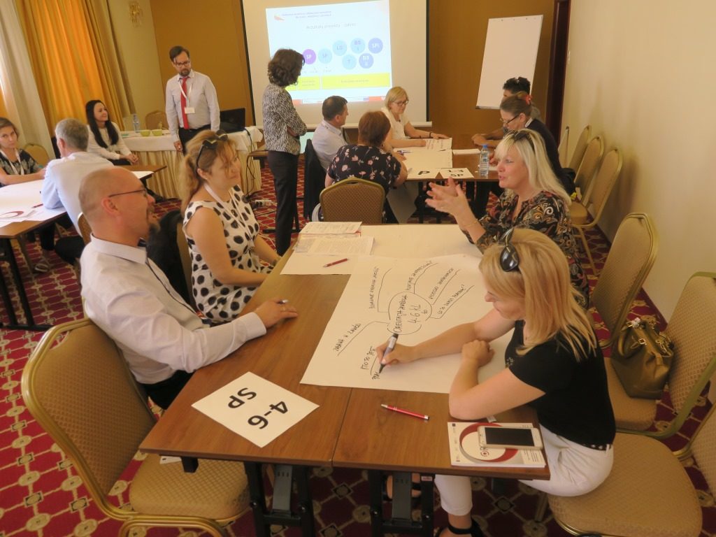 Uczestnicy spotkania podczas warsztatów