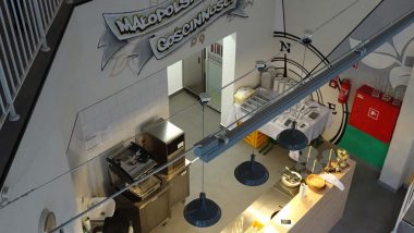 Pracownie dydaktyczne: Sala bankietowa w ZSP Małopolskiej Szkole Gościnności w Myślenicach