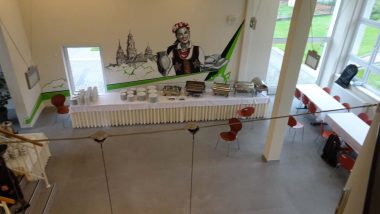 Pracownie dydaktyczne: Sala bankietowa w ZSP Małopolskiej Szkole Gościnności w Myślenicach