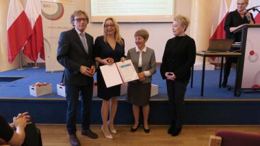 wręczenie Krajowego Certyfikatu laureatom