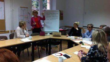 Prowadząca zajęcia Agnieszka Szwejkowska