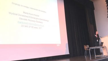 wystąpienie Marty Koch-Kozioł, przedstawiciela WDEZ ORE