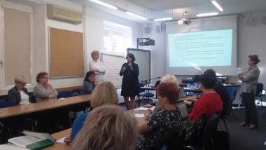 Pani Elżbieta Neroj Radca Generalny Ministerstwa Edukacji Narodowej przedstawia kluczowe postulaty dotyczące edukacji włączającej