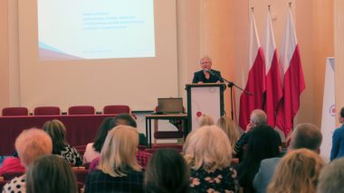 Dyrektor DWKI MEN Joanna Wilewska wśród uczestników konferencji