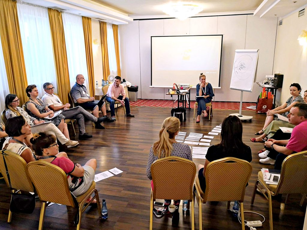 Uczestnicy podczas spotkania