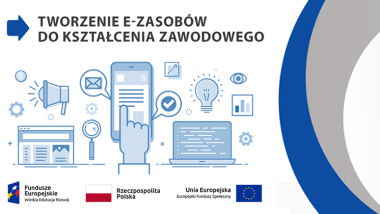 grafika projektu Tworzenie e-zasobów do kształcenia zawodowego