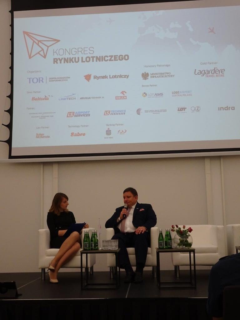 Rozmowa Kongresu – z Rafałem Milczarskim, Prezesem Zarządu, Polskie Linie Lotnicze LOT S.A. rozmawia Emilia Derewienko, Redaktor Prowadząca, Rynek Lotniczy