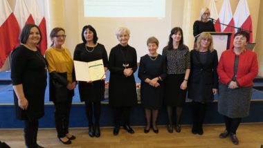 wręczenie Krajowego Certyfikatu laureatom