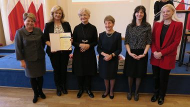 wręczenie Krajowego Certyfikatu laureatom