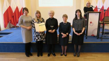 wręczenie Krajowego Certyfikatu laureatom