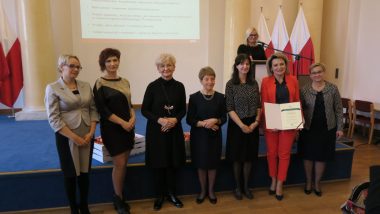 wręczenie Krajowego Certyfikatu laureatom