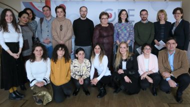 Uczestnicy gruzińskiej wizyty studyjnej – zdjęcie grupowe