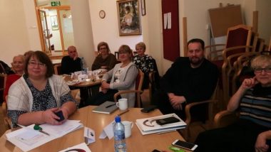 Uczestnicy w trakcie zajęć