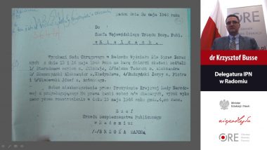 dr Krzysztof Busse, Delegatura Instytutu Pamięci Narodowej w Radomiu