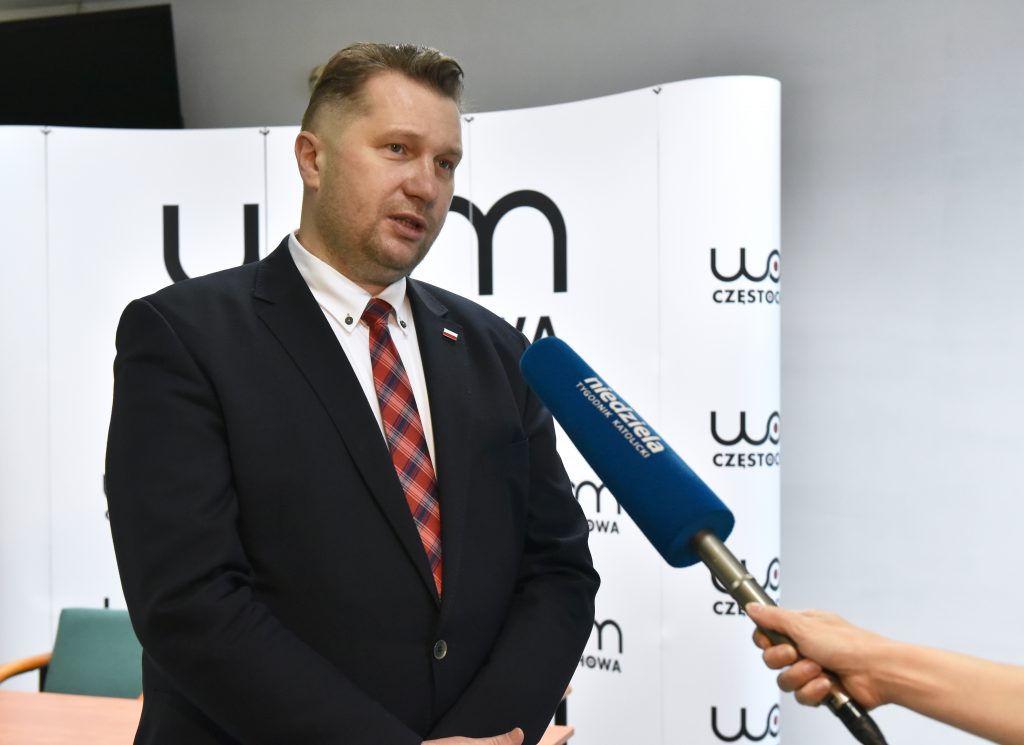 minister Edukacji i Nauki dr hab. Przemysław Czarnek (fot. WOM Częstochowa)