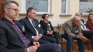 drugi od lewej strony Wawrzyniec Roch Kowalski, Zastępca Dyrektora Departamentu Wychowania i Edukacji Włączającej, Ministerstwo Edukacji i Nauki i uczestnicy seminarium