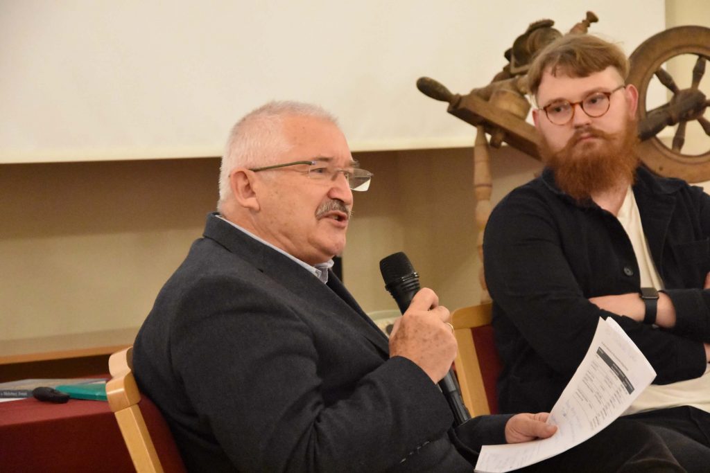 Prof. Krzysztof Koseła podczas debaty.