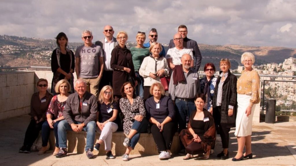Uczestnicy XXXVI szkolenia dla nauczycieli w Yad Vashem