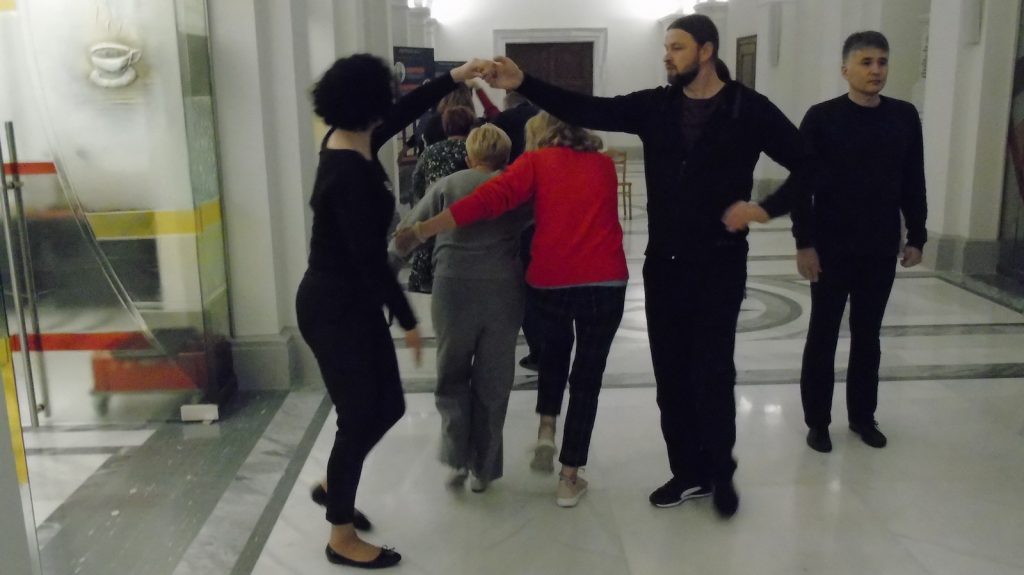 Podczas nauki poloneza