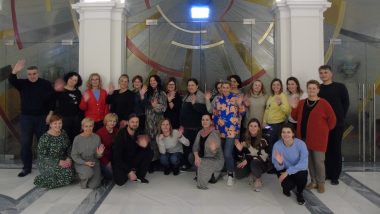 Uczestnicy kursu tańców narodowych