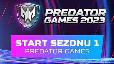 Zdjęcie, które przedstawia logo - tarczę szkolną na granatowym tle