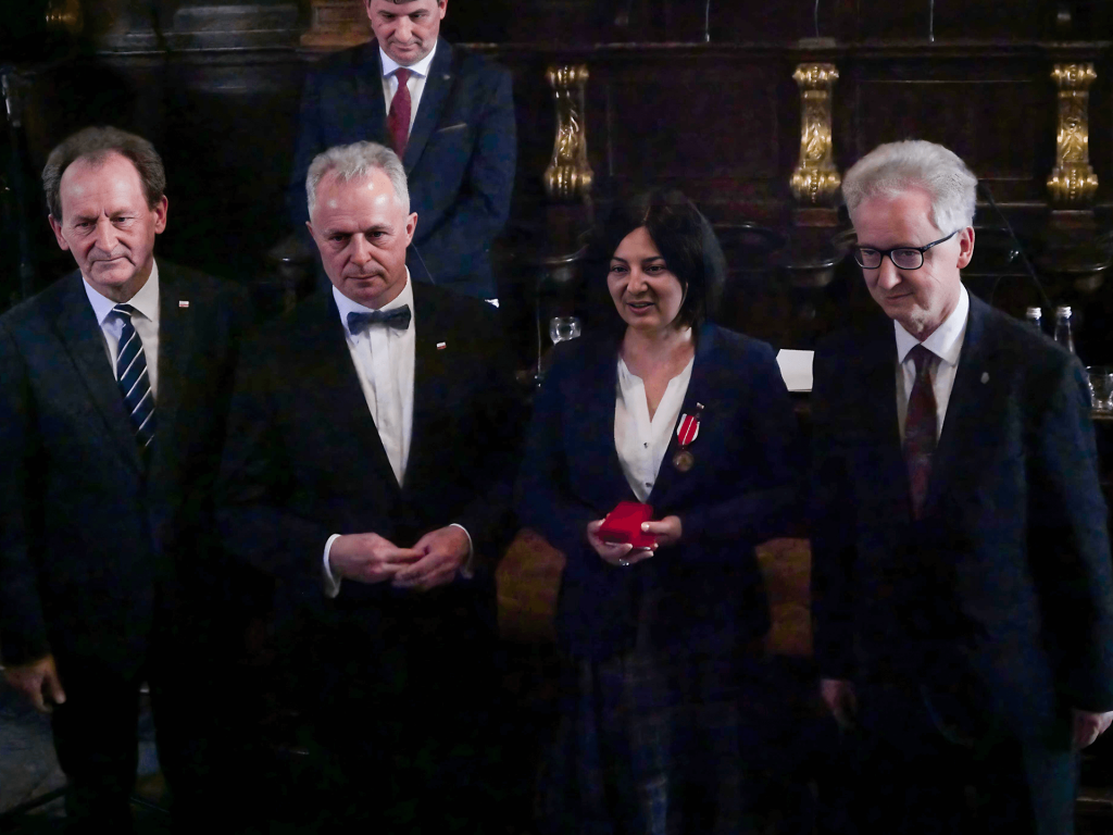 prof. Włodzimierz Bernacki, Sławomir Adamiec, dr Monika Bieniek, prof. Jacek Popiel