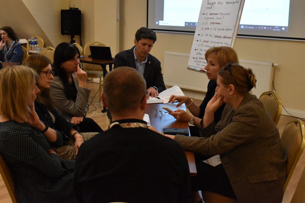 Zajęcia warsztatowe - "randka" zespołu z Chęcin z zespołem z Czerwonaka