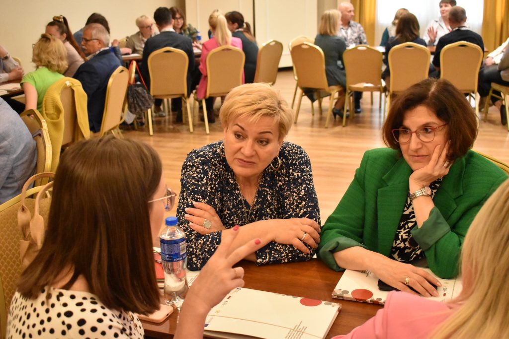 Zajęcia warsztatowe - "randka" zespołu z Rypina z zespołem z Urzędowa