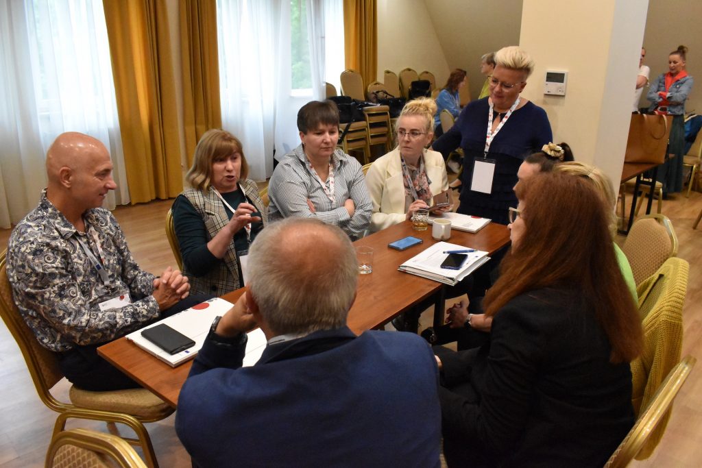 Zajęcia warsztatowe- "randka" zespołu z Czchowa z zespołem z Krapkowic