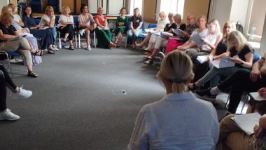 Grupa szkoleniowa podczas warsztatów w Centrum Szkoleniowym Ośrodka Rozwoju Edukacji w Sulejówku