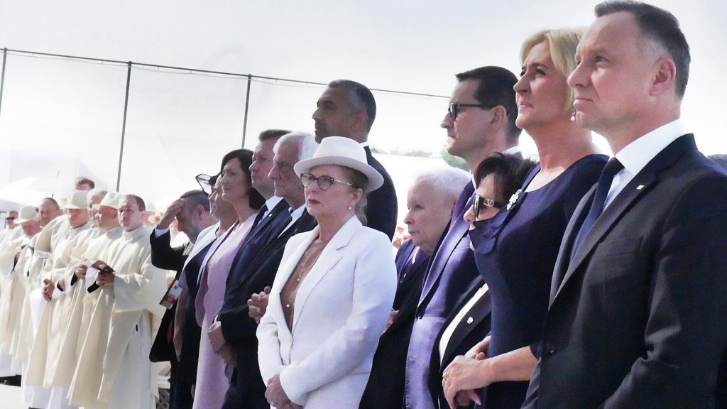 Andrzej Duda Prezydent Rzeczypospolitej Polskiej wraz z małżonką