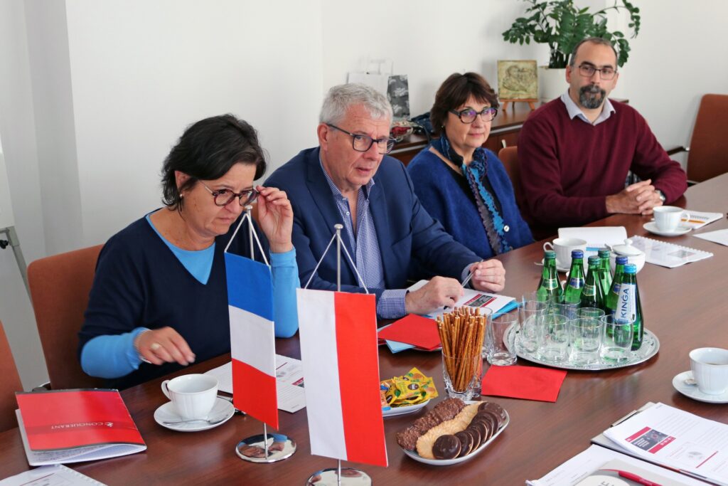 Hervé Diet, Laurent Drault, Sylvie Galabbé, Anne-Françoise Jego (Wizytatorzy z Akademii w Nantes)