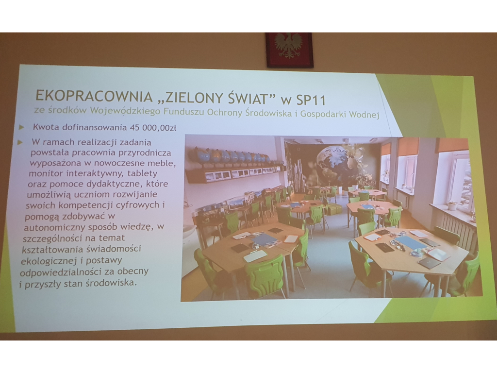 Przykład dobrej praktyki związanej z cyfryzacją w SP 11 Siedlce