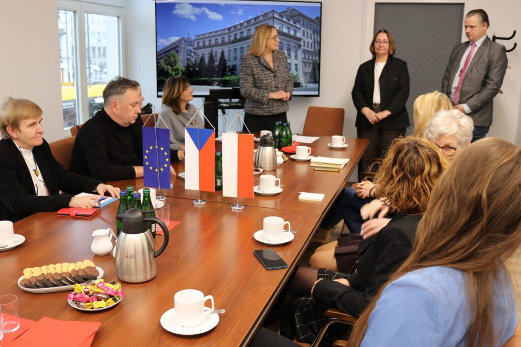 Dyrekcja Ośrodka Rozwoju Edukacji, przedstawiciel Wydziału Resocjalizacji i Socjoterapii ORE, dyrektor Departamentu Wychowania i Profilaktyki MEN Renata Kurlanc, przedstawicielka Rzecznika Praw Dziecka, przedstawiciele MOW w Goniądzu, przedstawiciele placówki resocjalizacyjnej z Czech, tłumacz polsko-czeski