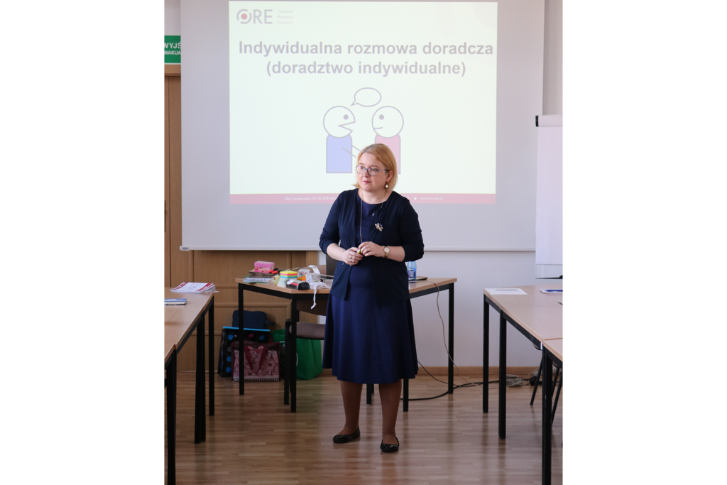 Prowadząca warsztaty – specjalistka WKZDZ ORE