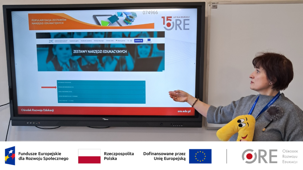 Wystąpienie Renaty Pasymowskiej Ekspertki merytorycznej projektu „Popularyzacja zestawów narzędzi edukacyjnych”1