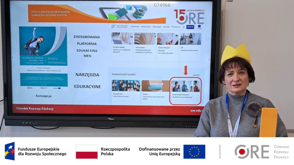 Wystąpienie Renaty Pasymowskiej Ekspertki merytorycznej projektu „Popularyzacja zestawów narzędzi edukacyjnych”2