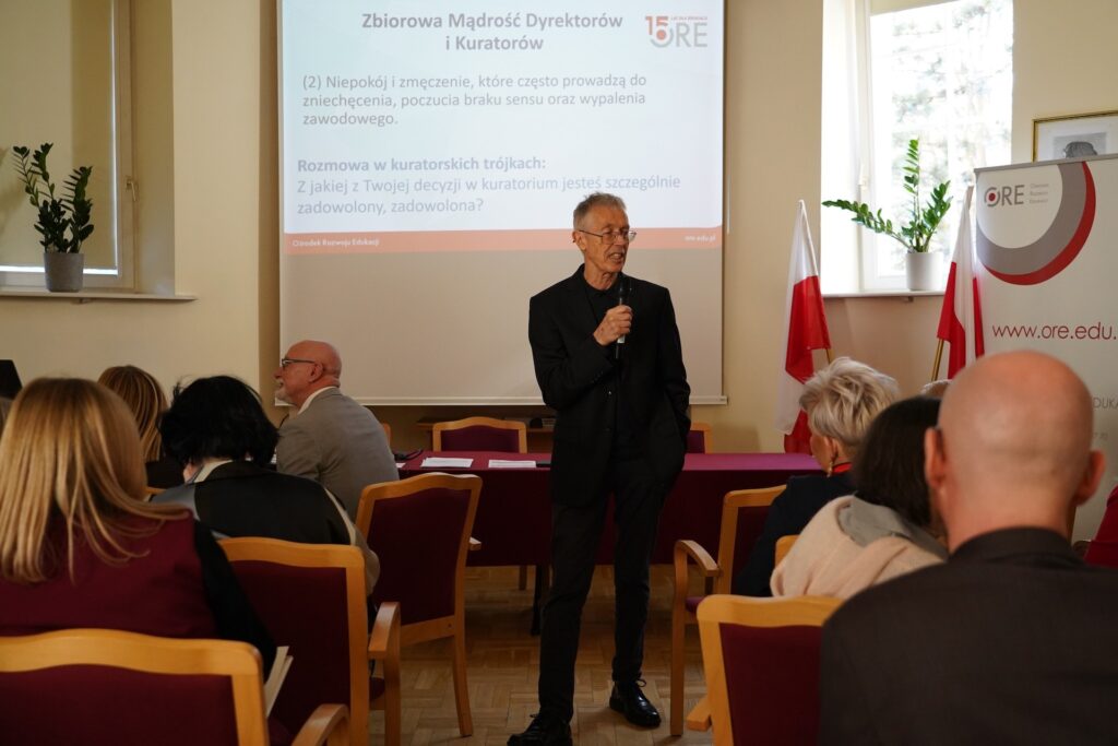 Jacek Strzemieczny (Kierownik Wydziału Polityki Oświatowej i Współpracy)