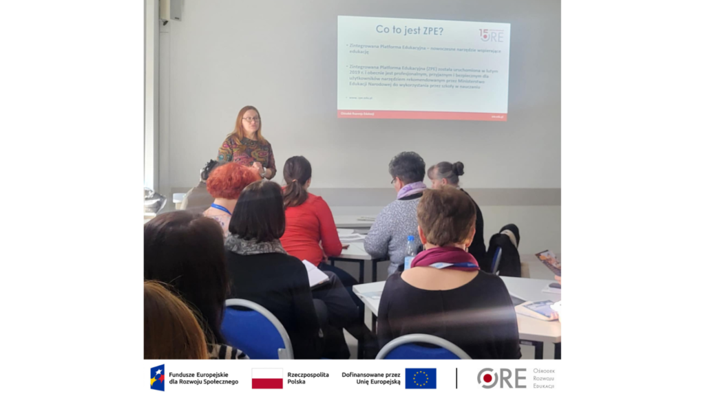 Krystyna Parszuto podczas prowadząca warsztaty